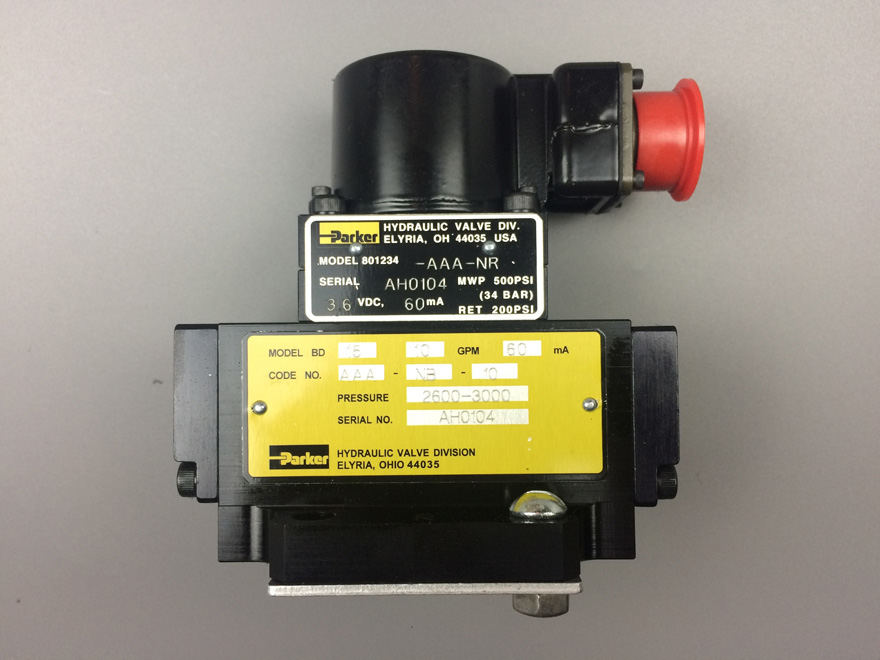 PARKER伺服閥BD15AAANB10